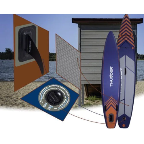 Надувна дошка SUP THUNDER STEEL RED 365 (STEEL RED) фото 4