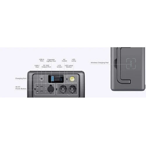 Зарядная станция Bluetti EB70 716Wh 1000W 198889 mAh Grey (EB70) Approved Витринный образец фото 7