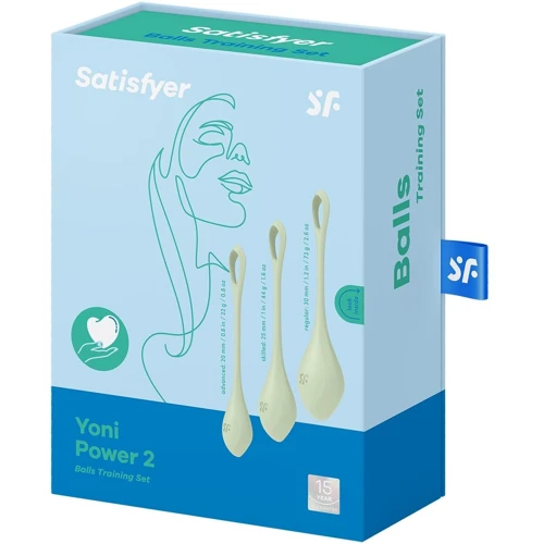 Набор йони бусин Satisfyer Yoni Power 2 Light Green