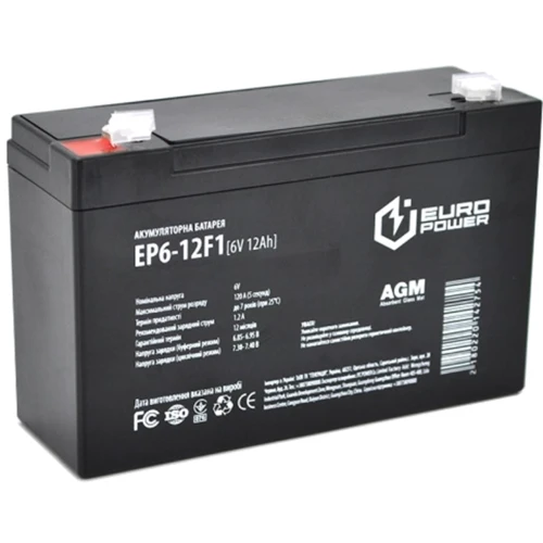 Europower 6В 12Ач (EP6-12F1)