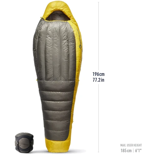 Спальный мешок Sea to Summit Spark -9C/15F Regular Beluga Black (STS ASL041072-050105): Тип кокон