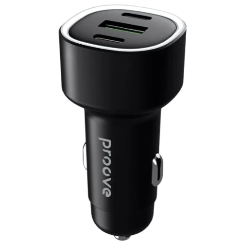 Зарядное устройство Proove Car Charger Flash USB+2xUSB-C 60W Black (CCFL60111201)