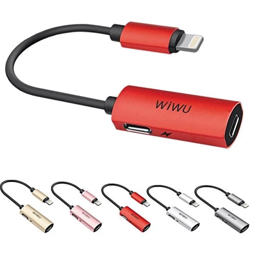 Адаптер WIWU Adapter LTO2 Lightning to 2xLightning 0.13m Rose Gold: Цвет розовый