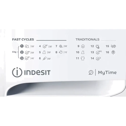 Пральна машина Indesit OMTWSA 61053 WK: Максимальна швидкість віджиму, об / хв 1000