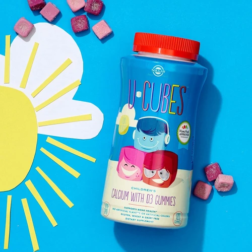 Solgar U-Cubes Children's Calcium with D3 Gummies 120 Gummies: Пол Дети