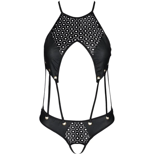 Боди с открытым доступом Passion TASMINA BODY Black L/XL