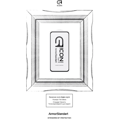 ArmorStandart Icon Tempered Glass Black for Samsung A366 Galaxy A36 5G / A566 Galaxy A56 5G (ARM82211): Цвет черный