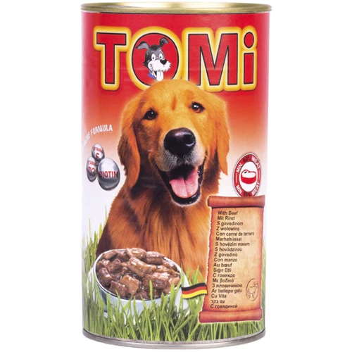 Консерви для собак TOMi beef ГОВЯДИНА 1.2 кг
