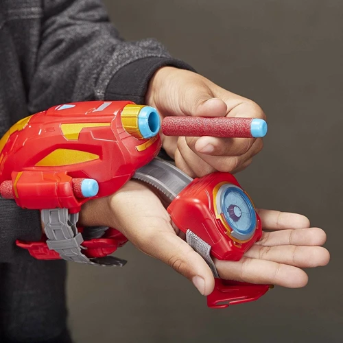 Бластер Hasbro Nerf Marvel Avengers Репульсор Залізної людини (E7376): Матеріал пластик