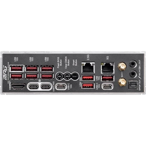 MSI MPG X870E CARBON WIFI: Оперативная память 4xDDR5 8400+ МГц, до 256 ГБ