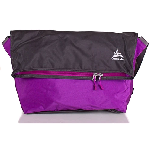 Дорожня сумка Onepolar фіолетова (W5637-lilac): Фактура Ткана, матова