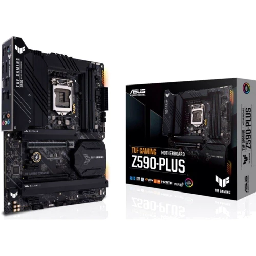 ASUS TUF GAMING Z590-PLUS: Оперативная память 4xDDR4 5133 МГц, до 128 ГБ
