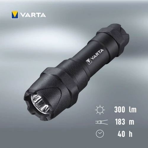 Ліхтар туристичний Varta Indestructible F10 Pro LED 3хААА 18710101421: Дальність підсвічування, м 183