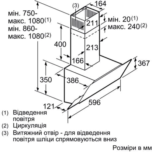 Вытяжка Bosch DWK66AJ60T фото 5