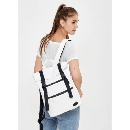 Женский рюкзак Sambag RollTop Zard белый (24238008)