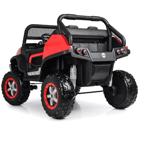Детский двухместный электромобиль Джип Bambi Racer Mercedes, красный (M 4133EBLR-3) фото 9