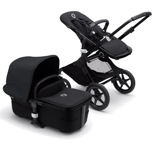 Универсальная коляска 2 в 1 Bugaboo Fox 3 Black/ Midnight Black/ Midnight Black