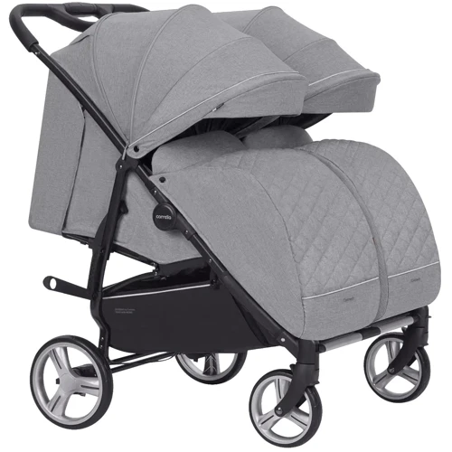 Универсальная коляска 2 в 1 для двойни Carrello Connect Rock Gray (CRL-5502/1 Rock Gray): Ширина шасси 72 см