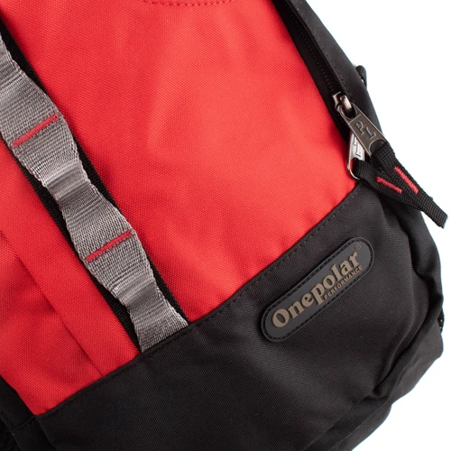 Мужской рюкзак Onepolar красный (W1106-red): Фактура Тканая, Матовая