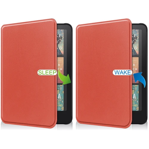 Аксессуар к электронной книге ArmorStandart Leather Case Orange for Amazon Kindle Paperwhite 12th Gen 2024 / Kindle Colorsoft (ARM81969): Дополнительно Материал: искусственная кожа
