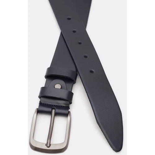Чоловічий ремінь Borsa Leather синій (V1115FX05-navy): Стать Мужской