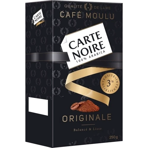 Кофе молотый Carte Noire Original 100% Арабика 250 г (8714599108048): Вес нетто 250 г