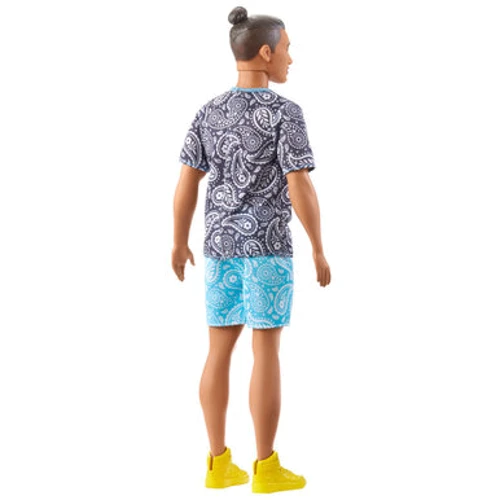 Лялька Barbie Fashionistas Кен у футболці з візерунком пейслі (HPF80): Особливості На шарнирах