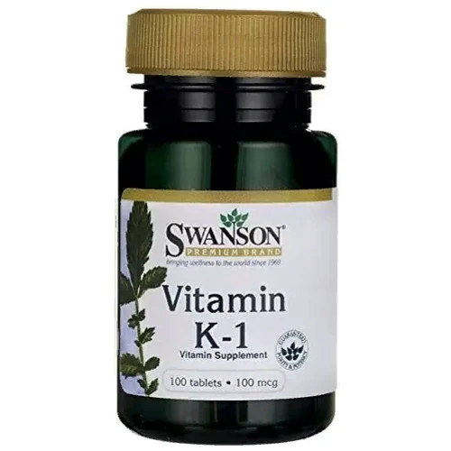 Swanson Vitamin K-1 100 mcg Витамин К-1 100 таблеток
