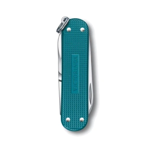 Мультитул Victorinox Classic SD Alox Colors Wild Jungle 58мм/5функций/рифленый бирюзовый (0.6221.242G): Количество инструментов 5