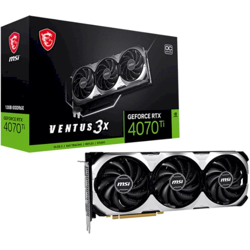 Видеокарта MSI GeForce RTX 4070 Ti VENTUS 3X 12G OC