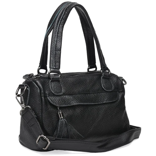 Женская сумка саквояж Keizer черная (k14007-black)