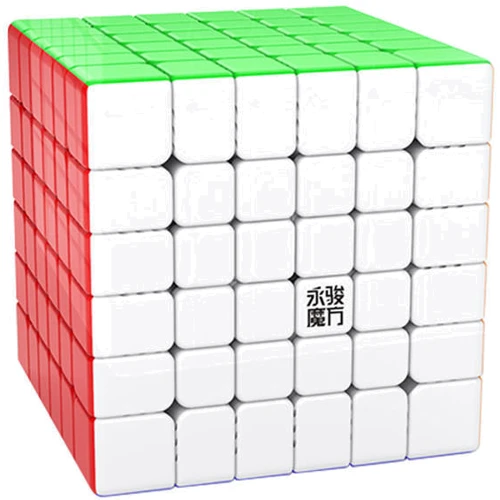 YJ YuShi 6х6 V2M color Кубик 6х6 без наклейок магнітний: Вид Кубик Рубика
