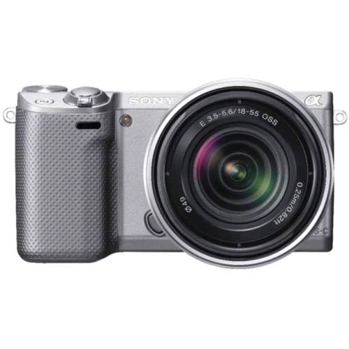 Sony NEX-5R Kit 18-55mm Silver: Тип матрицы CMOS