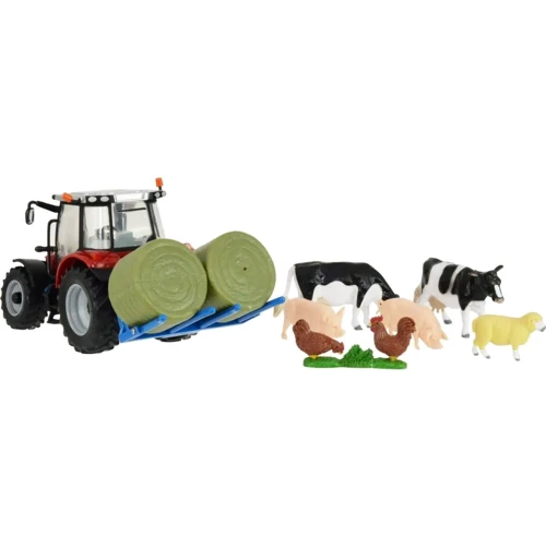Набор Britains Трактор Massey Ferguson 5612 с вилами и фигурками 1:32 (43205): Тип Готовая модель