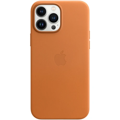 Чехол для iPhone Apple for iPhone 13 Pro Max Leather Case with MagSafe Golden Brown (MM1L3) 