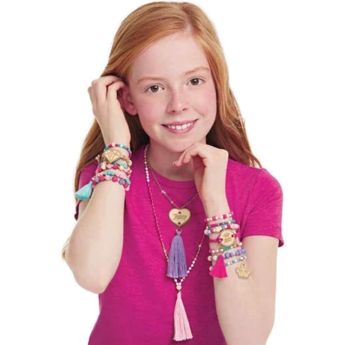 Набор для создания шарм-браслетов Make it Real Juicy Couture Модные украшения с кистями (MR4415)