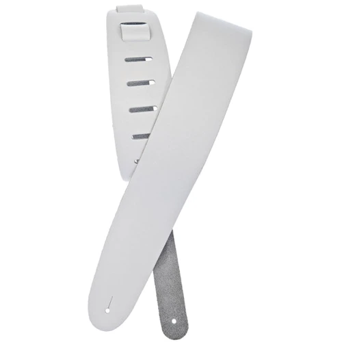 Ремень гитарный PLANET WAVES PW25BL02 Basic Classic Leather Guitar Strap, White