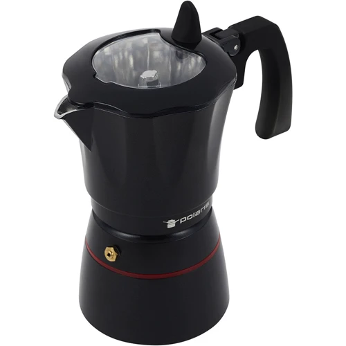 Кофеварка гейзерная Polaris PRO collection-6C на 6 чашек (17226): Цвет черный
