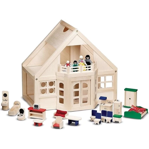 Melissa & Doug Мебльований дерев'яний будиночок (MD795)