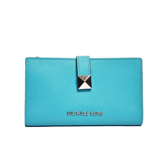 Женский кошелек Michael Kors бирюзовый (192877358749)
