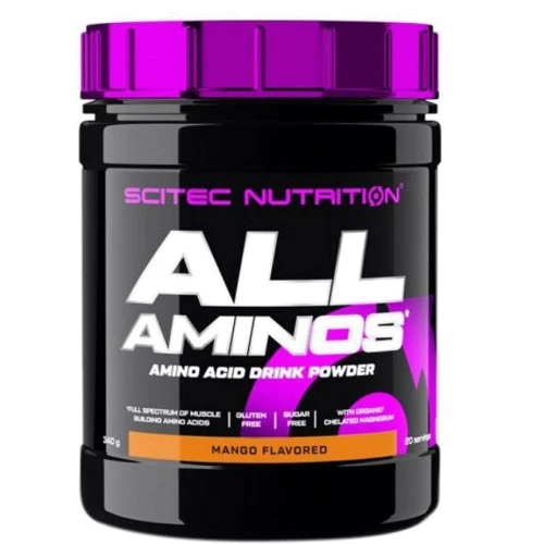 Амінокислота для спорту Scitec Nutrition All Aminos 340 g/20 servings/mango