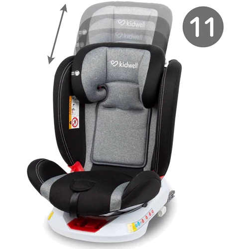 Автокресло Kidwell ORBIT ISOFIX 0-36 kg Black фото 8