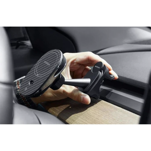 Держатель Pitaka Car Holder Air Vent MagEZ Car Mount Pro 2 Qi2 15W Black (CM2402N) фото 13