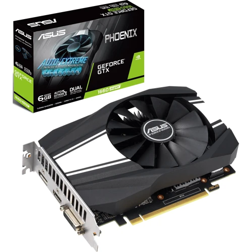 Видеокарта ASUS GeForce GTX 1660 SUPER Phoenix OC 6GB (PH-GTX1660S-O6G)