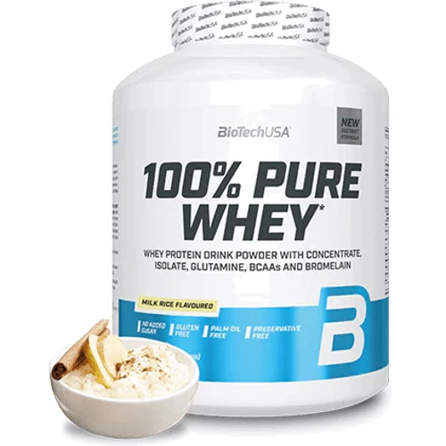 

BioTechUSA 100% Pure Whey 2270 g / 81 servings / Milk Rice