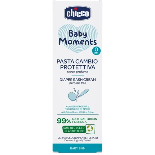 Крем защитный под подгузник Chicco Baby Moments с цинком и пантенолом 100 мл (12114.00): Область применения Тело