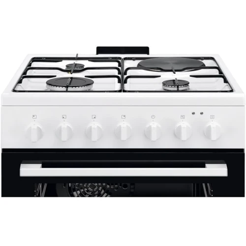 Плита комбинированная Electrolux LKM624022W: Тип варочной поверхности комбинированная