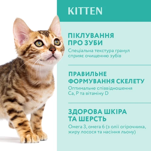 Сухой корм Optimeal Kittens Chicken для котят с курицей 1.5 кг (4820215369664): Класс Супер премиум
