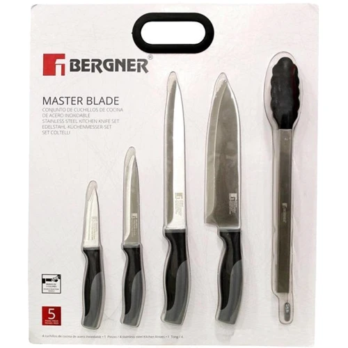 Набір кухонних ножів Bergner 5 предметів BG-39270: Найменування Комплект ножей