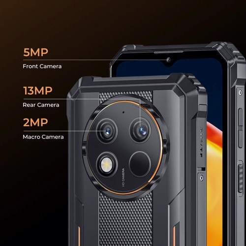 Смартфон Oukitel WP28S 4/128Gb Orange: Встроенная память 128 ГБ